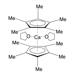 Bis(pentamethylcyclopentadienyl)calcium x 2THF Chemical Structure